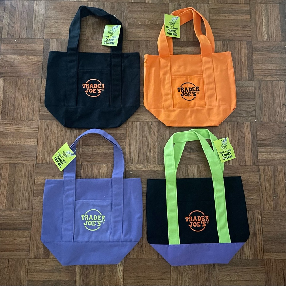 Trader Joe’s mini totes Halloween edition
